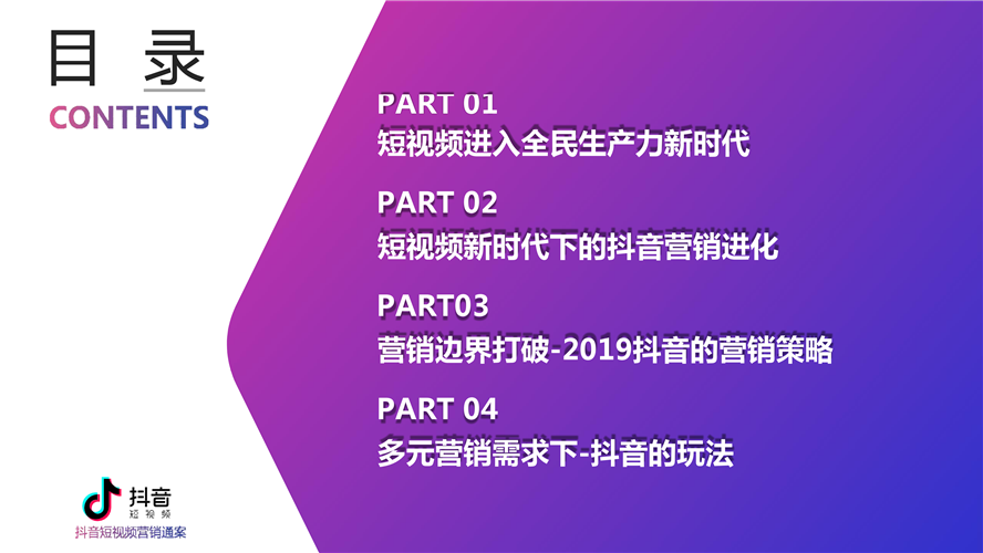 2019年抖音營銷通案（附完整報告）